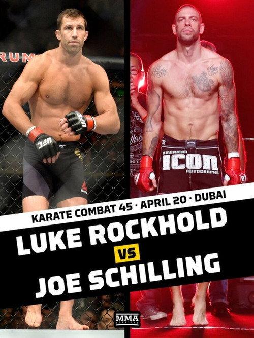 Karate Combat 45: Rockhold vs. Schilling 2024 official movie poster