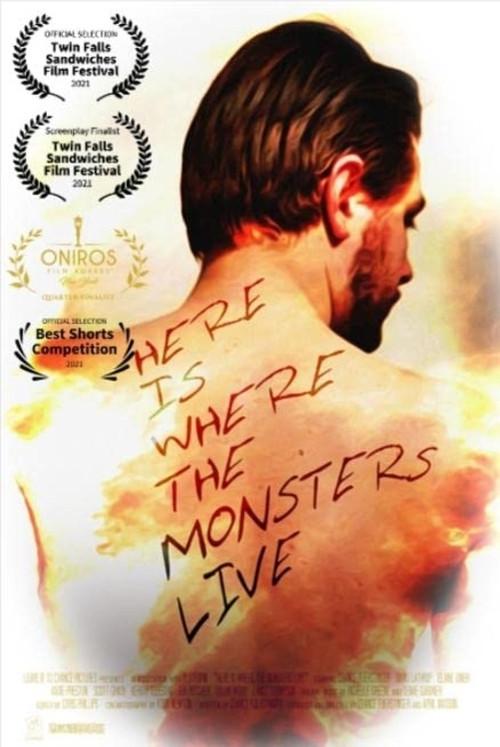Here Is Where the Monsters Live 2021 official movie poster