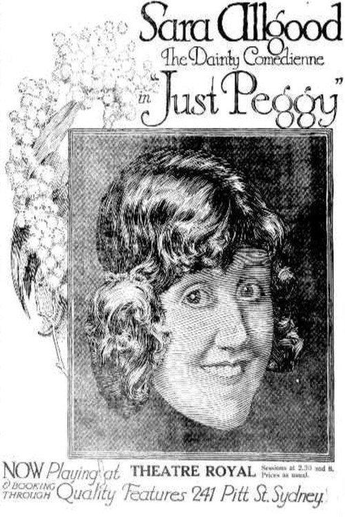 Just Peggy 1918 official movie poster