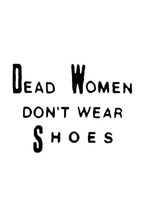 Dead Women Don't Wear Shoes 1990 official movie poster