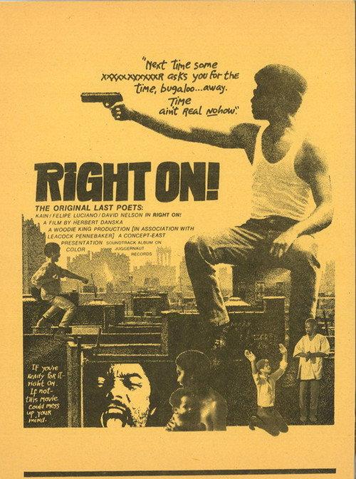 Right On! 1970 official movie poster