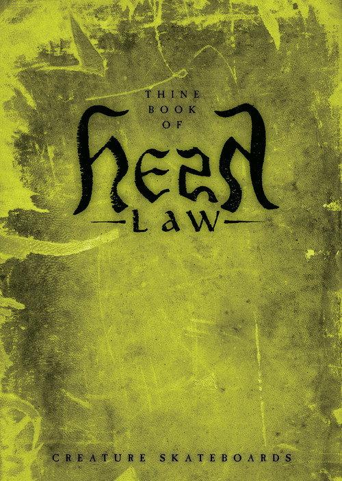 Creature Skateboards: Hesh Law 2009 official movie poster