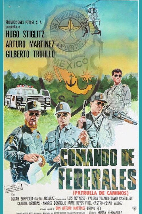 Comando de federales 1990 official movie poster