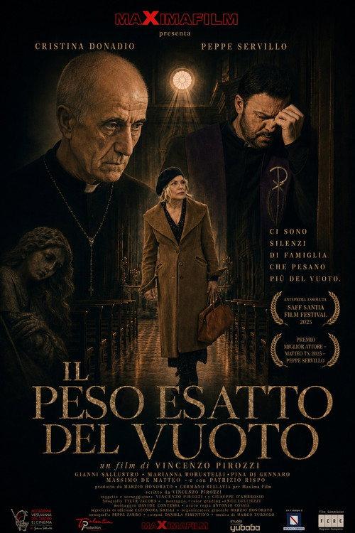 Il peso esatto del vuoto 2026 official movie poster