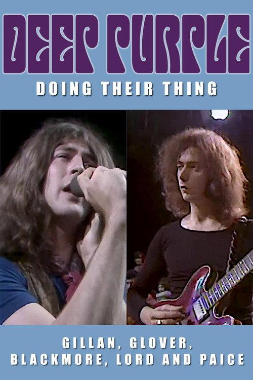 Deep Purple – Doing Their Thing 1970 official movie poster