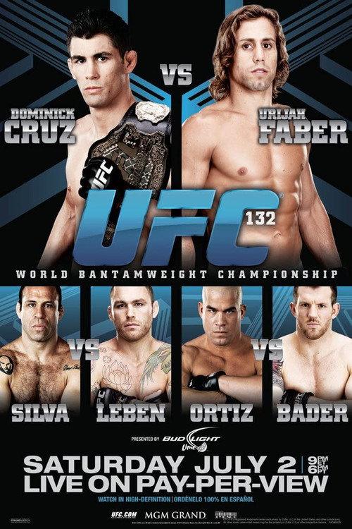 UFC 132: Cruz vs. Faber 2 2011 official movie poster