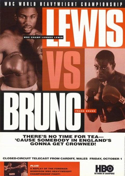 Lennox Lewis vs. Frank Bruno | WBC World Heavyweight Championship 1993 official movie poster