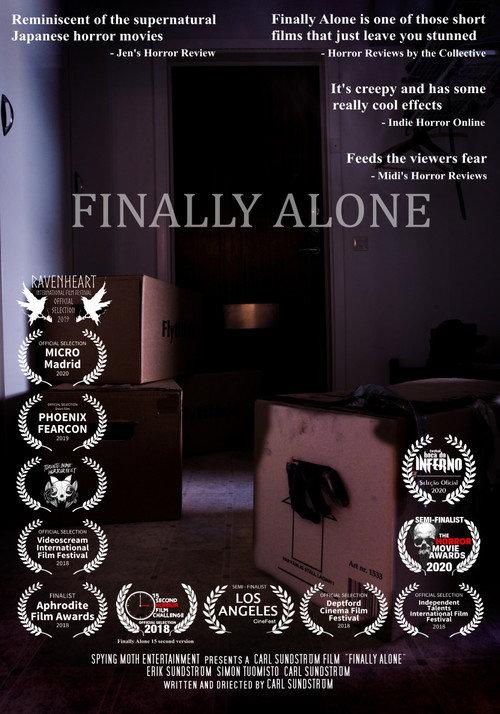 Finally Alone 2018 official movie poster