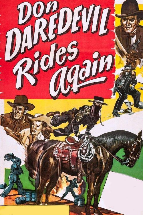 Don Daredevil Rides Again 1951 official movie poster