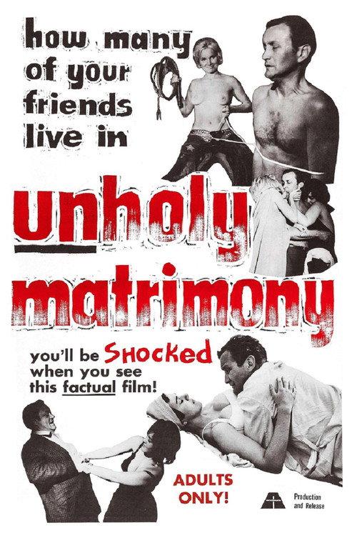 Unholy Matrimony 1966 official movie poster