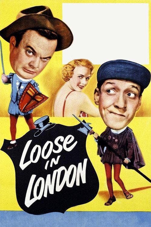 Loose in London 1953 official movie poster