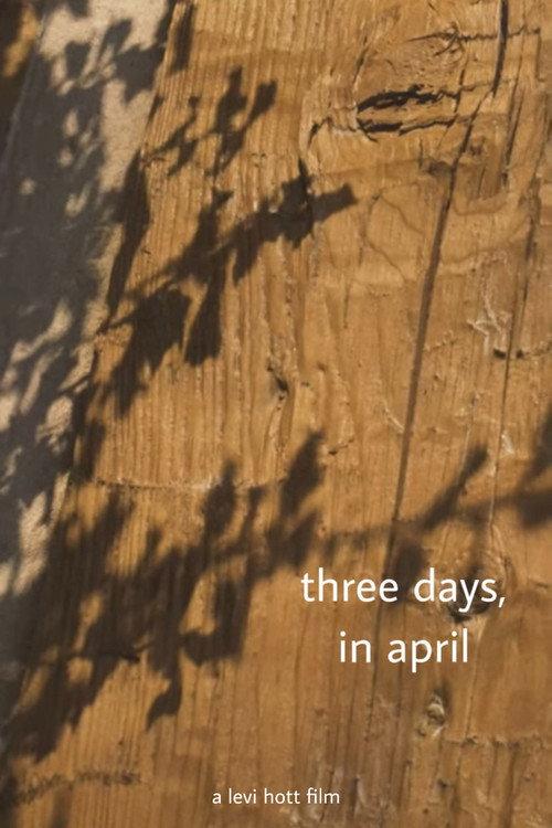 three days, in april 2022 official movie poster