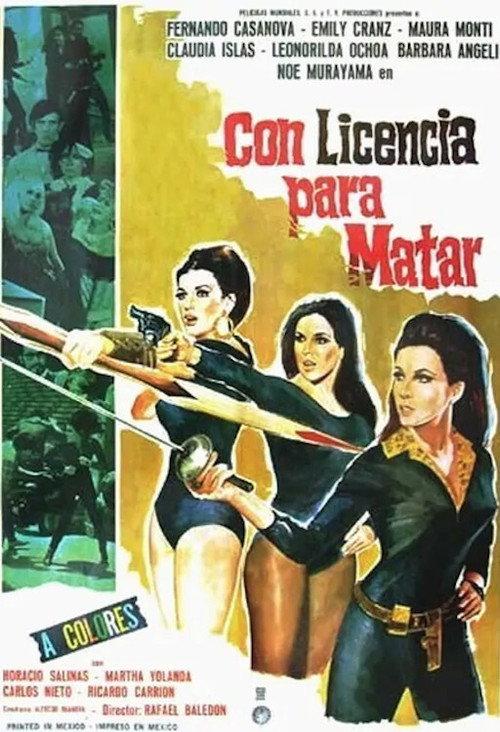 Con licencia para matar 1969 official movie poster