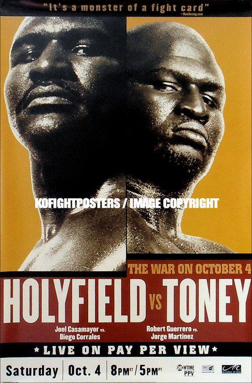 Evander Holyfield vs. James Toney 2003 official movie poster