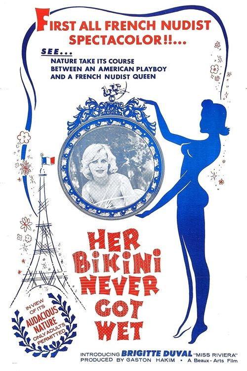 Her Bikini Never Got Wet 1962 official movie poster
