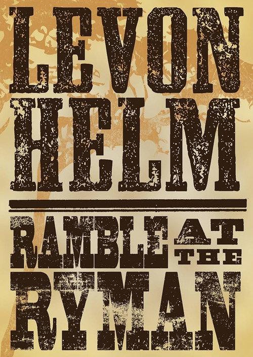 Levon Helm: Ramble At The Ryman 2009 official movie poster