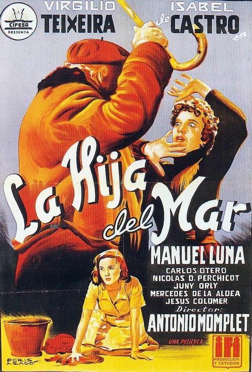 La hija del mar 1953 official movie poster