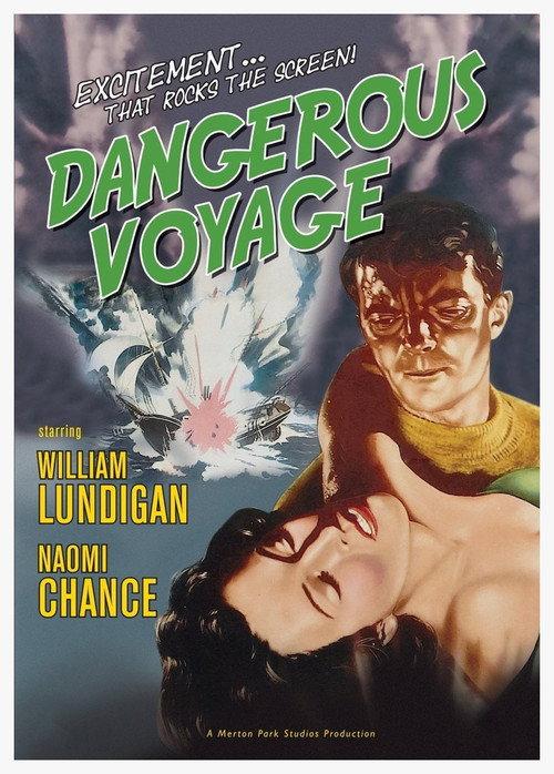 Dangerous Voyage 1954 official movie poster