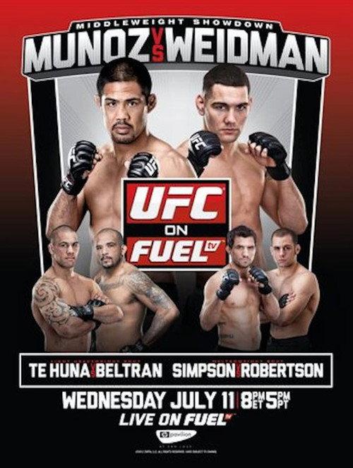UFC on Fuel TV 4: Munoz vs. Weidman 2012 official movie poster