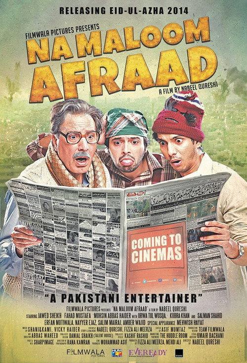 Na Maloom Afraad 2014 official movie poster