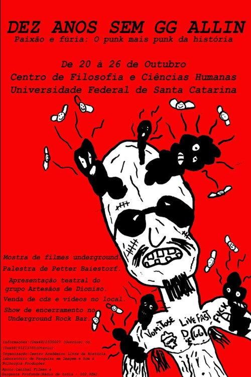 Ten Years Without GG Allin 2010 official movie poster