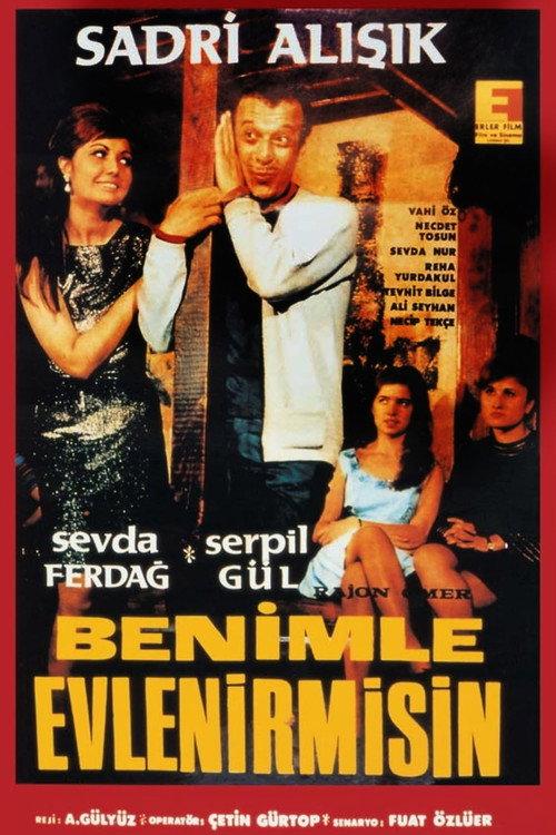 Benimle Evlenir Misin 1968 official movie poster