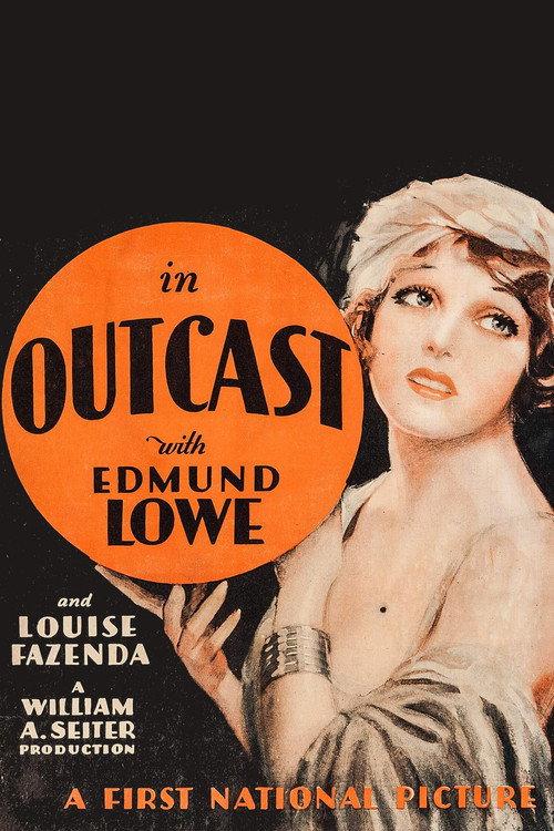 Outcast 1928 official movie poster