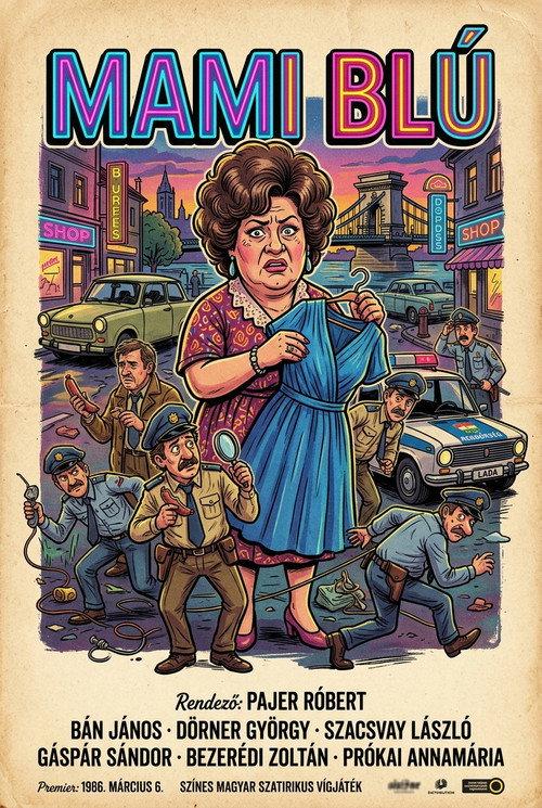 Mami blú 1985 official movie poster