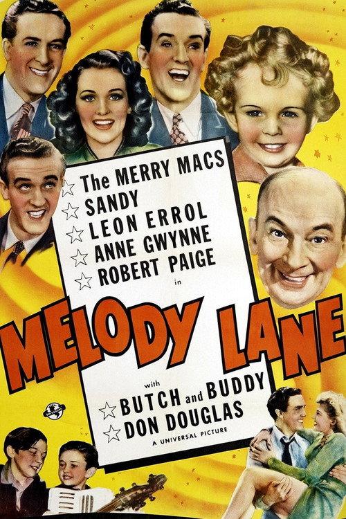 Melody Lane 1941 official movie poster