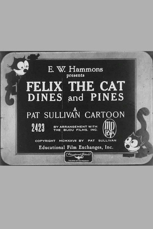 Felix the Cat Dines and Pines 1927 official movie poster
