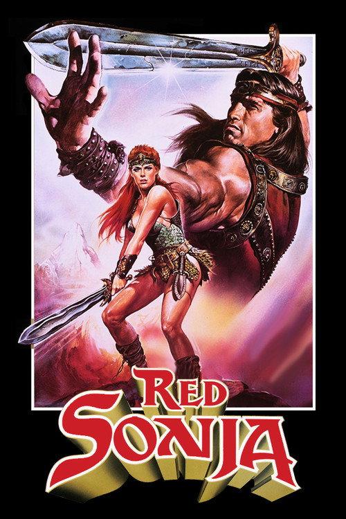 Red Sonja 1985 official movie poster