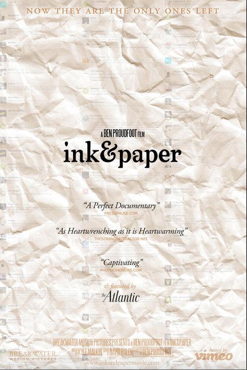 Ink & Paper 2011 official movie poster