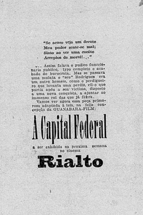 A Capital Federal 1923 official movie poster