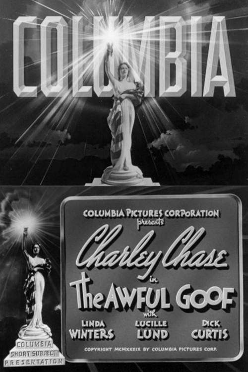 The Awful Goof 1939 official movie poster