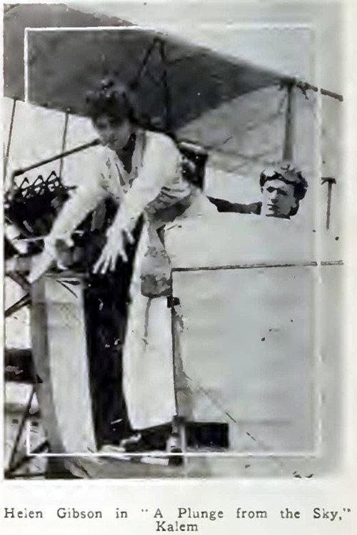 A Plunge from the Sky 1916 official movie poster