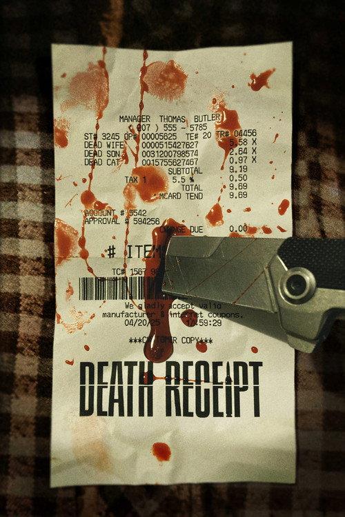 Death Receipt  official movie poster
