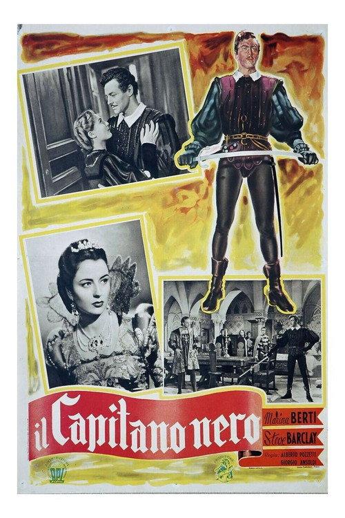 Il capitano nero 1951 official movie poster