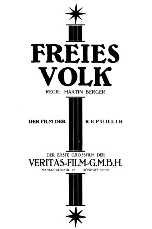 Freies Volk 1925 official movie poster