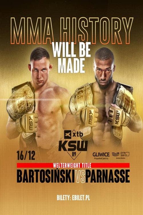 KSW 89: Bartosinski vs. Parnasse 2023 official movie poster