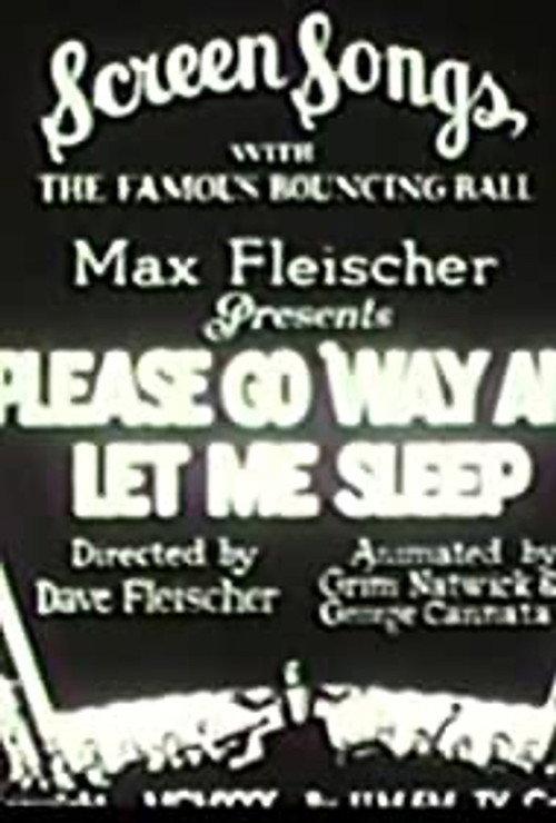 Please Go 'Way and Let Me Sleep 1931 official movie poster