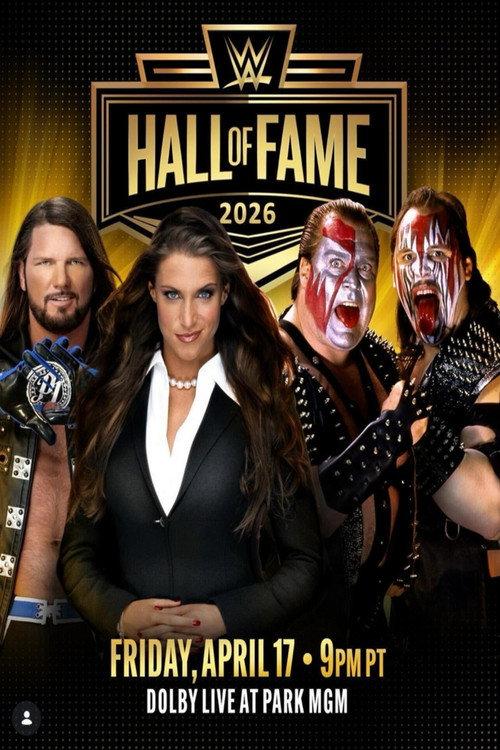 WWE Hall Of Fame 2026 2026 official movie poster