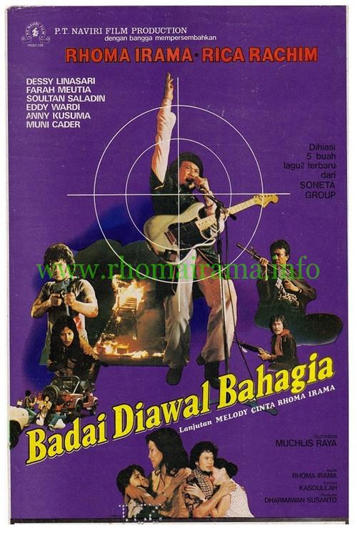 Badai di Awal Bahagia 1981 official movie poster