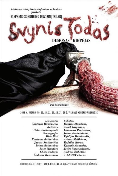 Sweeney Todd: the Demon Barber of Fleet Street 2009 official movie poster