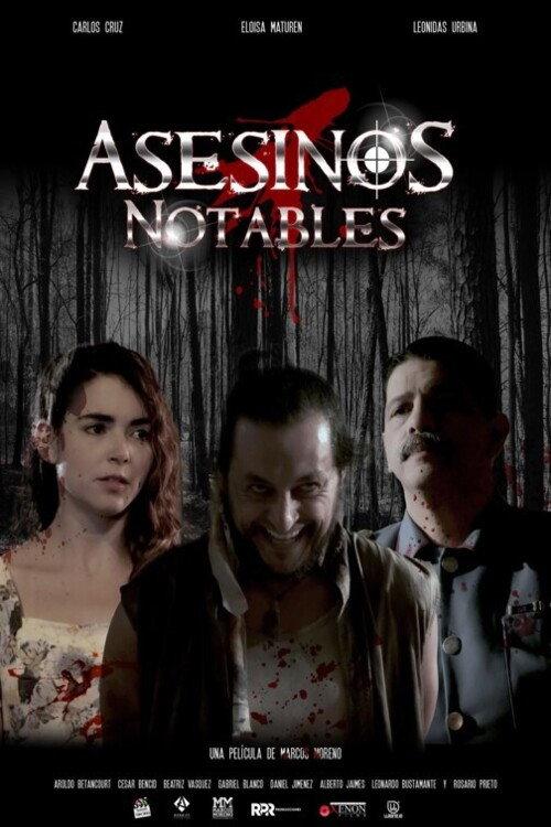 Asesinos Notables 2024 official movie poster