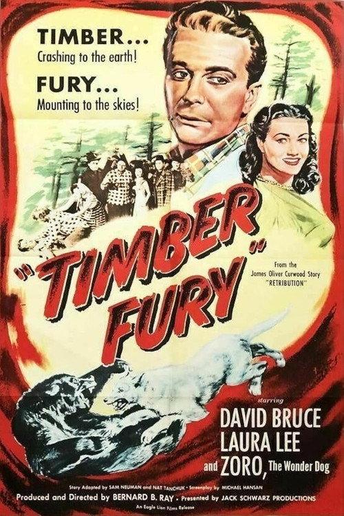 Timber Fury 1950 official movie poster