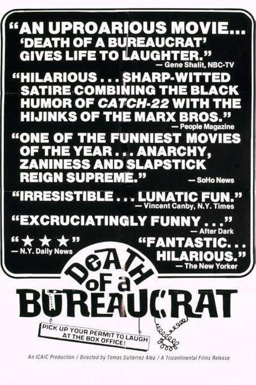 Death of a Bureaucrat 1966 official movie poster