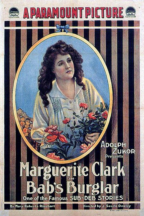 Bab's Burglar 1917 official movie poster