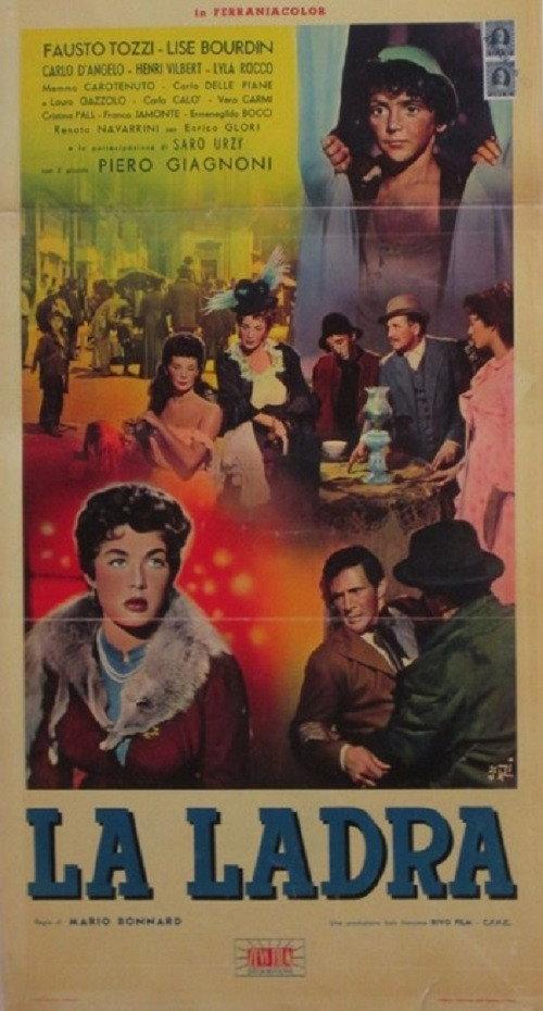 La ladra 1955 official movie poster