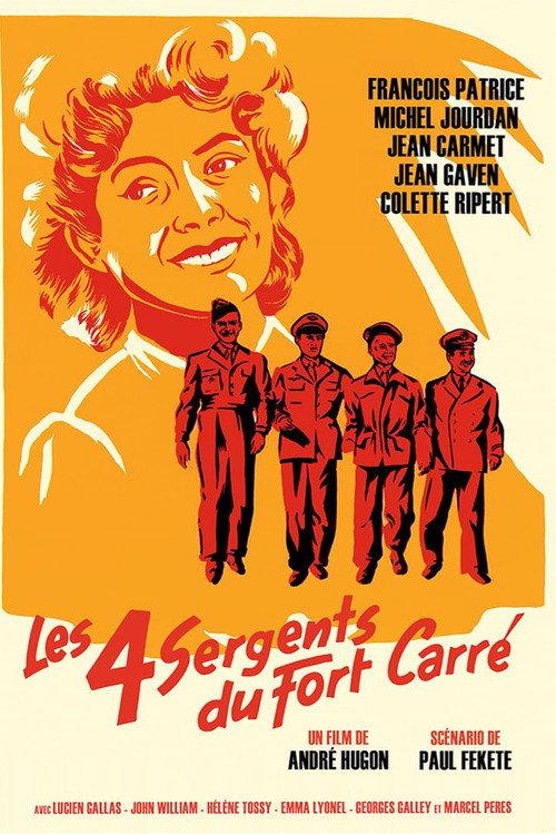 Les Quatre Sergents du Fort Carré 1952 official movie poster
