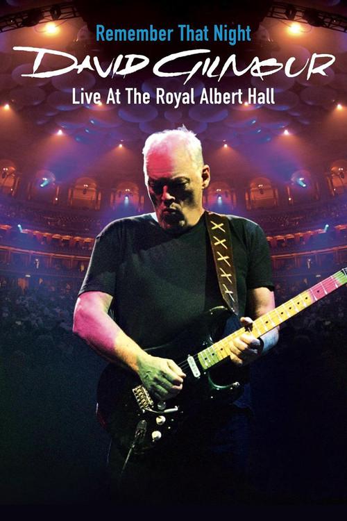 David Gilmour: Remember That Night - Live at the Royal Albert Hall 2007 official movie poster